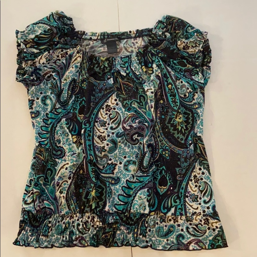 INC Paisley Print Top